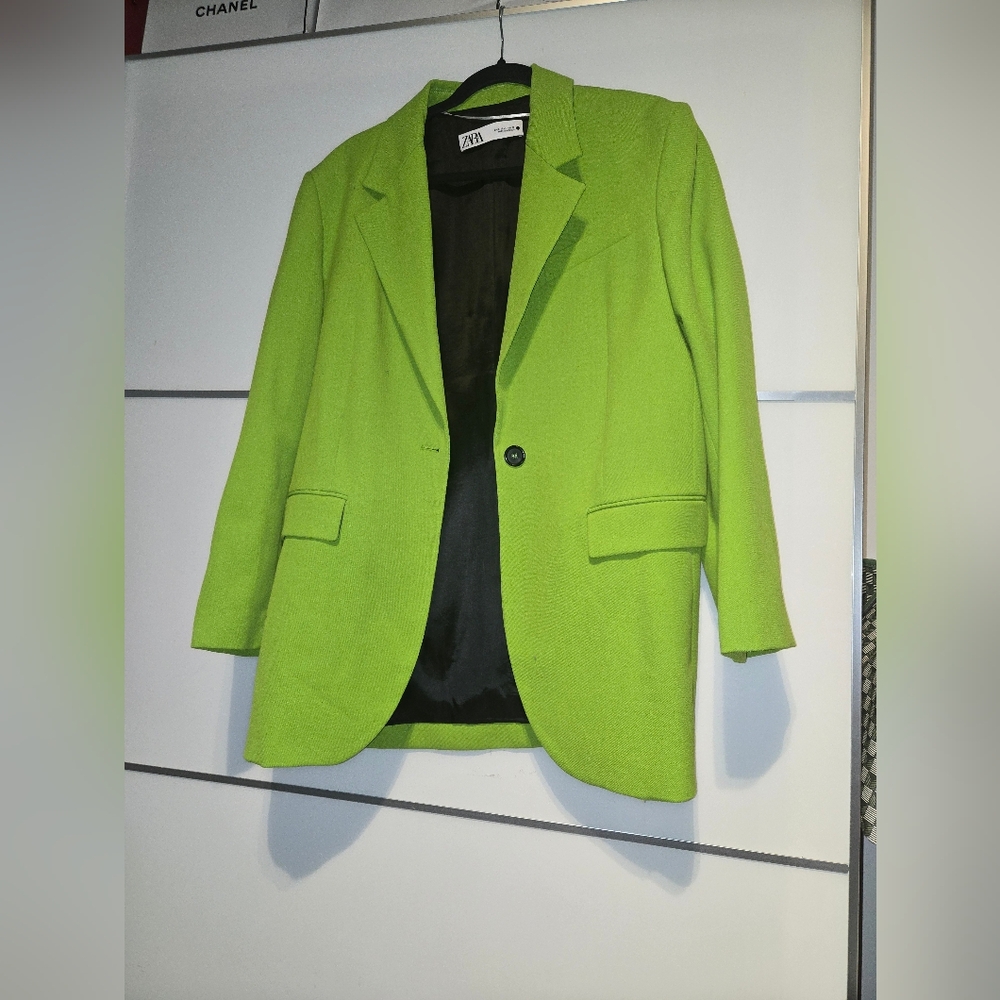 Zara green blazer